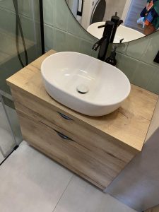 Szafka wisząca pod umywalkę Gradal meble na wymiar Stolarz Poznań